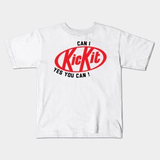 CAN I KICKIT Kids T-Shirt